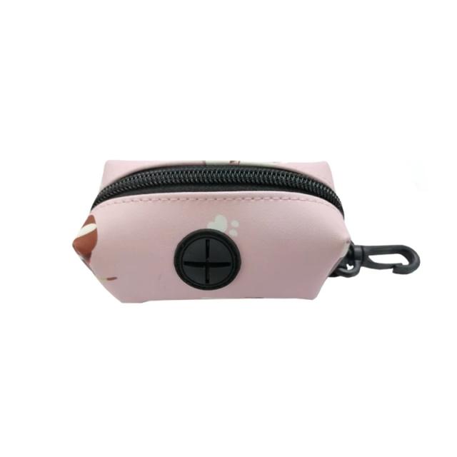 Sacos de Lixo para Animais de Estimação com Dispensador Portátil e Suporte para Coleira