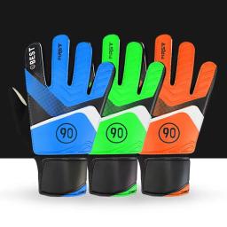 Luvas de treinamento de látex para crianças e adultos, goleiro de futebol, luvas antiderrapantes, proteção para os dedos, suporte - Image 1