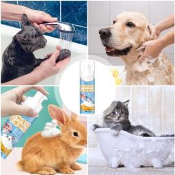 Espuma Desodorizante Natural para Cães, Shampoo para Cães, Pet Cleaning Supplies, Coelhos Pequenos, Hamsters, Gatinhos, Filhotes, 200ml - Image 5