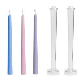 Molde de vela de plástico em forma de haste longa, faça você mesmo, artesanato artesanal, molde de vela, moldes para fazer velas, casamento, festa de família, ferramentas de decoração - Image 3