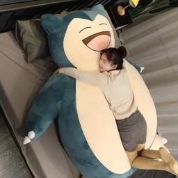 200/150cm aoger gigante snorlax brinquedos de pelúcia kawaii macio snorlax concha de couro plushie sem enchimento travesseiro presentes para crianças pokemon - Image 6