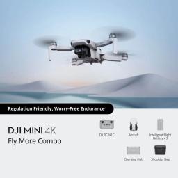 DJI Mini Drone 4K com câmera 4K UHD sob 249 g3-Axis Gimbal Estabilização Transmissão de vídeo de 10 km - Image 3