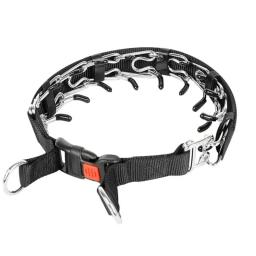 Dog Training Collar com fivela de liberação rápida, Prong Collar, Nylon Capa, Spike Pinch Collar - Image 6