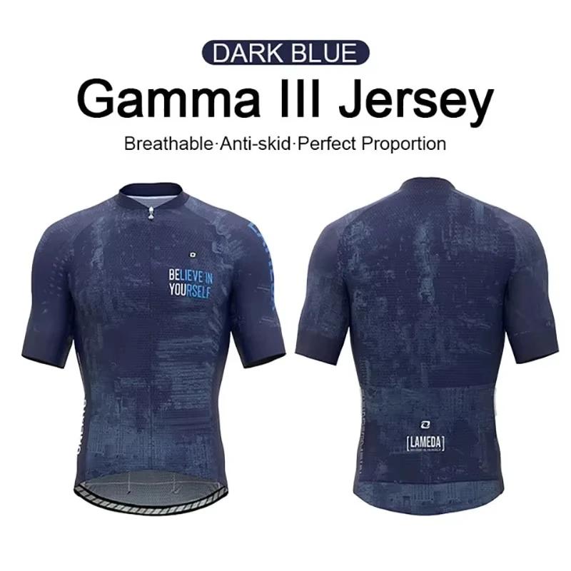 Lameda Pro Ciclismo Jersey Verão MTB Bicicleta Roupas Respirável Manga Curta Bicicleta Camisa Homens Mulheres Esporte Vestuário Desgaste Jersey - Image 1