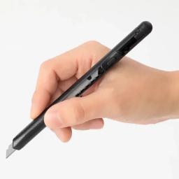 MIDORI Small Pen Cutter, Utility Knife, Combinando 6mm, 45 ° Angle, Refill Spare Blade, Art Artesanato Ferramentas para cortar fita de papel - Image 3