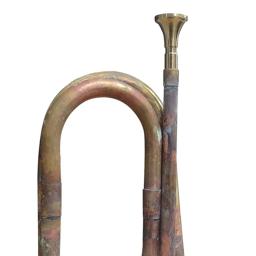 Instrumento musical de corneta de marcha estilo clássico de 12,60 polegadas Scout Bugle soprando - Image 6