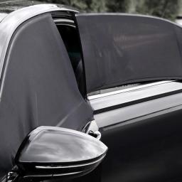 Janela Lateral do carro Sun Shade, Auto Styling Acessórios, UV Proteger Cortina, Sunshade Mesh, Proteção Viseira, Filmes, 2Pcs - Image 2