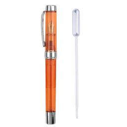 Caneta-tinteiro acrílica Transparente Pen Barrel Remover para Recarregar Caligrafia Tinta Caneta - Image 3
