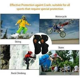 Kit de Almofadas de Joelho e Cotovelo, Equipamento de Proteção, Joint Security, Motocicleta, Esqui, Ciclismo, 1 Par - Image 6