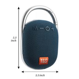 TG321 Alto-falante Bluetooth, Mini alto-falantes portáteis ao ar livre, TWS Music Box, Luzes LED de áudio, Subwoofer ao ar livre, Suporte USB, Cartão TF - Image 6