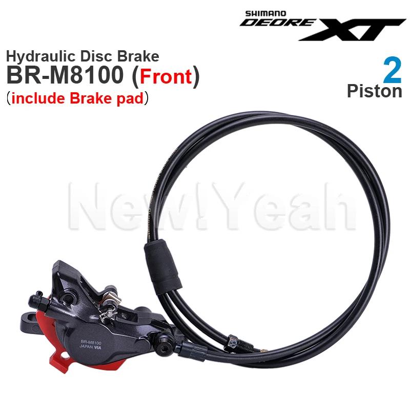 Shimano deore xt m8100 freio a disco hidráulico 2 pistão BL-M8100 alavanca de freio BR-M8100 pinça de freio peças originais - Image 1