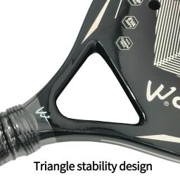 Camewin-raquete de tênis de praia para homens e mulheres, fibra de carbono completa 3K, superfície áspera, esportes ao ar livre, adulto, novo - Image 4