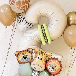 Balões animais safari para festa de aniversário, Balão Animal Selva para Menino e Menina, Baby Shower, 40pcs - Image 3