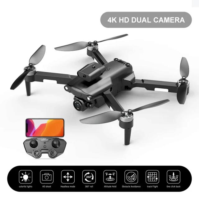 Drone 809 Câmera 4K HD WiFi FPV Dobrável 15 Minutos de Voo