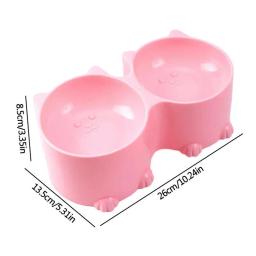 Alimentador de alimentos duplo elevado para animais de estimação, suporte elevado para gato, cachorro e gatinho, bacias d'água, alimentação para animais de estimação, suprimentos e acessórios - Image 6