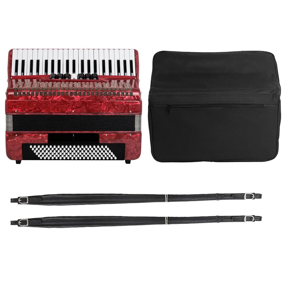 Instrumentos de teclado profissional acordeão 120 baixo 41 chaves acordeão com alça saco acessórios para jogar - Image 1