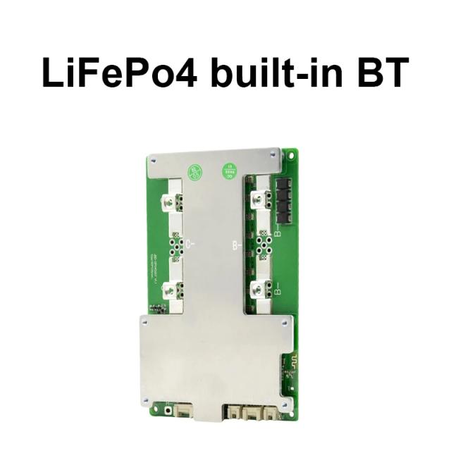 Bateria de Carro Inteligente JBD-BMS 12V com Bluetooth: LiFePO4, Li-Ion, 100A a 200A de Potência de Partida