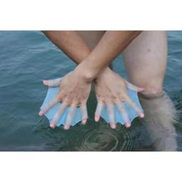 Luvas de natação dedo webbed, sapo mão engrenagem, nadadeiras palma nadadeiras para crianças e adultos, Swim Training Supplies, 2 pcs - Image 5