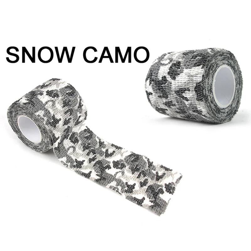 Auto-adesivo Camuflagem Envoltório Rifle, Airsoft Paintball Marcador, Caça, Tiro, Ciclismo Fita, Impermeável, Stealth, Não-Tecido - Image 1