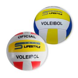 kit 1 Bola De Volei Tamanho Oficial Praia Quadra, com uma Bomba de Ar de brinde - Image 2