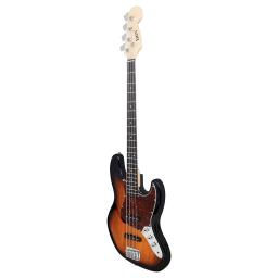 Guitarra baixa elétrica com sintonizador, Sunset Black, 4 cordas, 20 traste, Capo Stand Strap, acessórios - Image 3