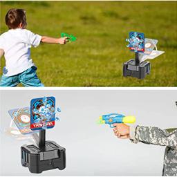 Tiro automático do alvo do retorno para brinquedos do Nerf, grânulos do gel, peças do brinquedo da arma, elevada precisão, pontuando a prática - Image 4