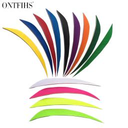 50 Pçs/lote ONTFIHS 5 Polegada Fletches Tiro Com Arco Flecha Penas Turquia Palhetas Fletching Seta Acessórios de Penas Naturais -- Liu Ye - Image 2