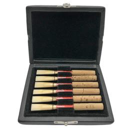 G92f 6 suporte palhetas oboé forte proteção e umidade caixa palhetas couro pu - Image 2