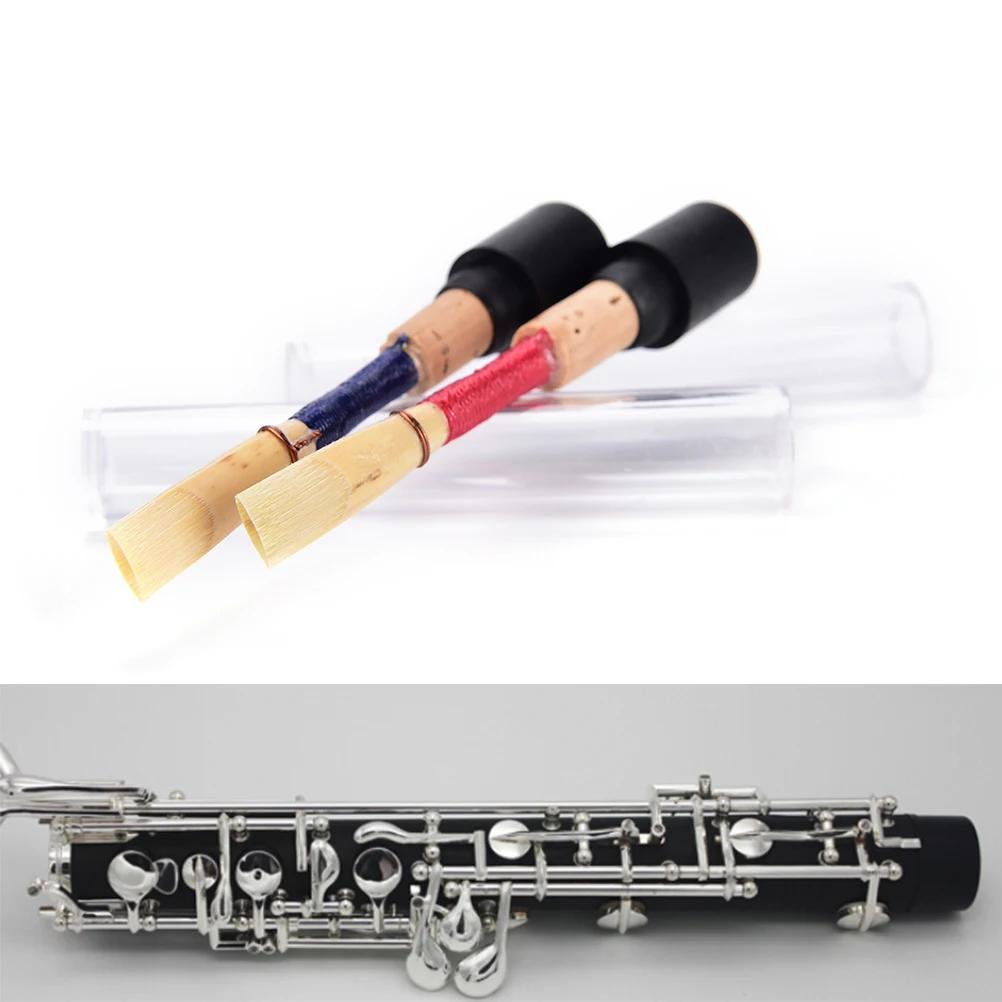 Bulrush Oboe Reeds Bocal macio, orquestral meio vento instrumento parte com CKeys, comprimento 7,38 centímetros, 1pc - Image 1