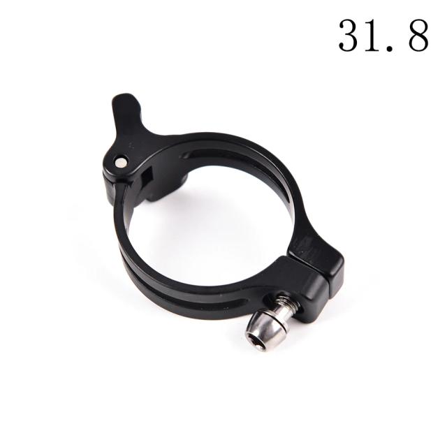 Adaptador de Braze-on para Desviador Dianteiro de Bicicleta em Alumínio 31.8mm - Acessório de Ciclismo de Alta Qualidade