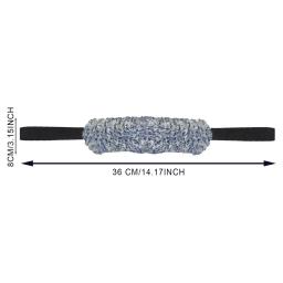 Toalha limpeza roda carro, microfibra dupla face, fita tensão, escova detalhe pelúcia, ferramentas de limpeza e manutenção, 1pc - Image 2