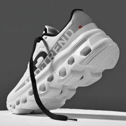 Novos sapatos para homens maratona tênis de corrida ao ar livre respirável sapatos de caminhada masculino sapatos esportivos casuais - Image 1