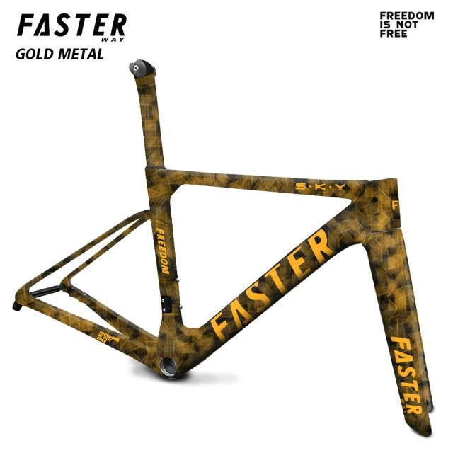 Fasterway 2026 Quadro de Bicicleta de Estrada em Carbono - Liberdade e Performance
