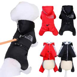 Macacão impermeável para cães pequenos e médios, snowsuit quente para cachorro, chihuahua, roupas bulldog, roupas de inverno - Image 1