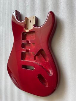 Kit de corpo de guitarra elétrica personalizado, instrumentos musicais de substituição, peças de bricolage, instrumentos de madeira, 6 cordas - Image 3