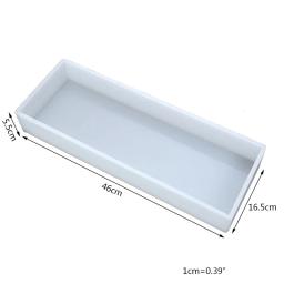 Super grande retangular moldes de silicone 3d retângulo resina arte molde artesanato ferramentas cristal molde sabão fazer dropshipping - Image 1