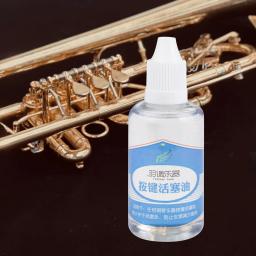 Óleo de pistão prático Conjunto de limpeza, instrumentos de latão duráveis, óleo de pistão para flauta clarinete, cornet, flautim, trompete, oboé, 50ml - Image 2