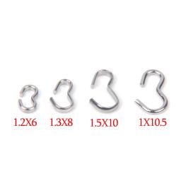 50 peças de aço inoxidável 8 3 formatos fechos conectores para fazer jóias diy colar pulseira ganchos descobertas suprimentos atacado - Image 6
