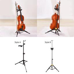 Suporte ajustável para violino, acessórios e apoio do pescoço, suporte retrátil, suporte para violino, para desempenho e desempenho - Image 4