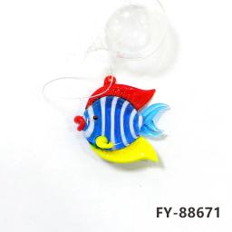 Novo personalizado flutuante de vidro tropical peixe estatueta em miniatura decoração do aquário suprimentos colorido bonito animal do mar minúsculo estátua ornamento - Image 6