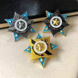 Medalha Comemorativa de Metal Russo de Honra e Forças Armadas, Emblemas, Ornamentos, Reprodução da União Soviética - Image 1