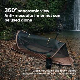 Sonuto-Barraca de acampamento para única pessoa, nylon leve, abrigo tático com mosquiteiro, anti-mosquito, campo impermeável - Image 3