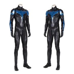 Cavaleiro cosplay asa preta pau grayson cosplay traje de couro macacão armadura conjunto completo e itens individuais são vendidos feitos sob encomenda - Image 6