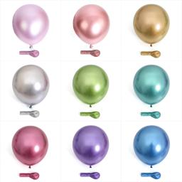Balões metálicos para festa de aniversário, balões de metal, azul, vermelho, cromo, prata, rosa, ouro, Baby Shower, Decorações de casamento, 10 PCs, 20 PCs, 30PCs - Image 1