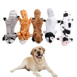 Squeaky Plush Squeaky Fox Fur Brinquedos para Pet, Squeaky Toy, Stuffingless, cão pequeno, médio, grande, Animais Suprimentos, 1Pc - Image 1