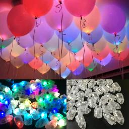 Balões para decoração de festa de casamento e dia dos namorados, lanterna de papel led colorida flash 100 - Image 6