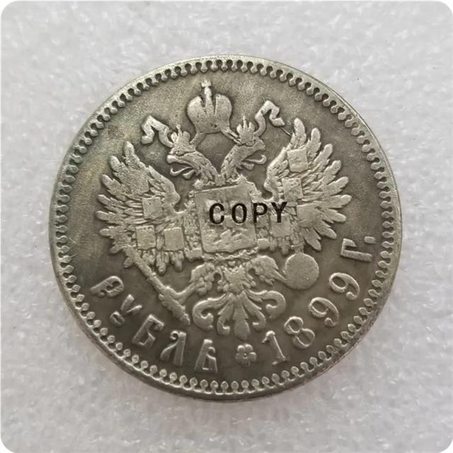 Moedas Comemorativas de Rústa 1: Réplica de 1899, Medalhas e Itens Colecionáveis Exclusivos