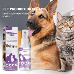 Pet Calming Spray, Prevenir o Uivo, Líquido, Cão, Gato, Estro, Prótese, Suprimentos para Animais, 50ml - Image 2