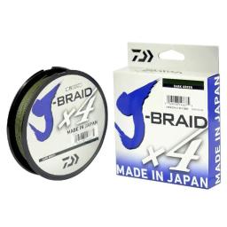Linha Multifilamento Daiwa J-Braid X4 20lb 0,21mm Dark Green 135m - Image 4