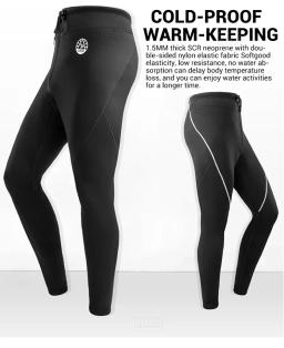 Terno de mergulho 1.5mm masculino wetsuit neoprene subaquático kitesurf surf caça submarina jaqueta calças roupas terno molhado - Image 3